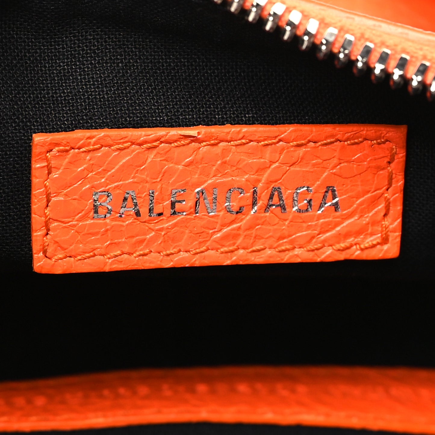 Agneau Arena Le Cagole Shoulder Bag XS Orange