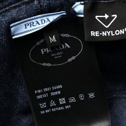 Prada Denim Re-Nylon Reversible M Bucket Hat Blue Black 11 of 11
