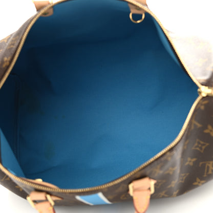Louis Vuitton Monogram My LV Heritage Speedy 40 Blue White 5 of 11