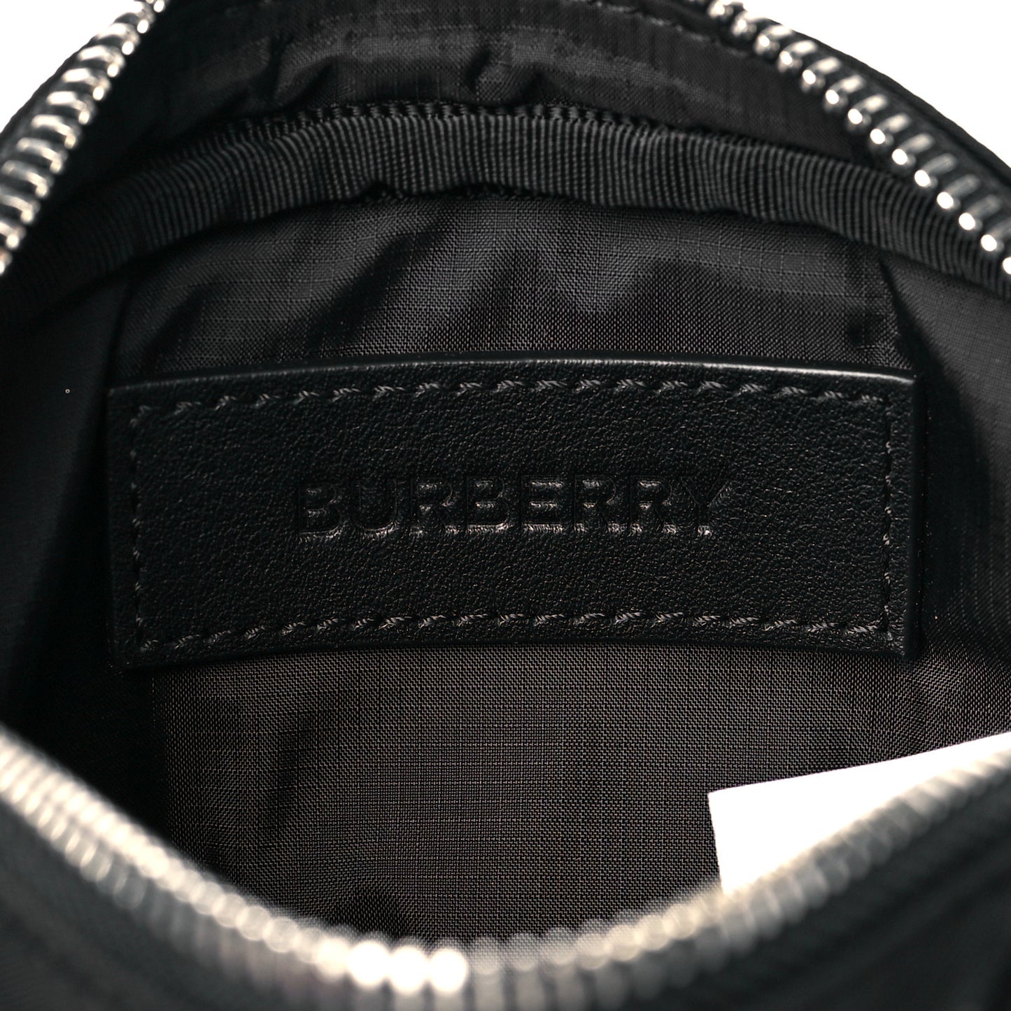 Econyl Logo Print Small Cannon Bum Bag Black