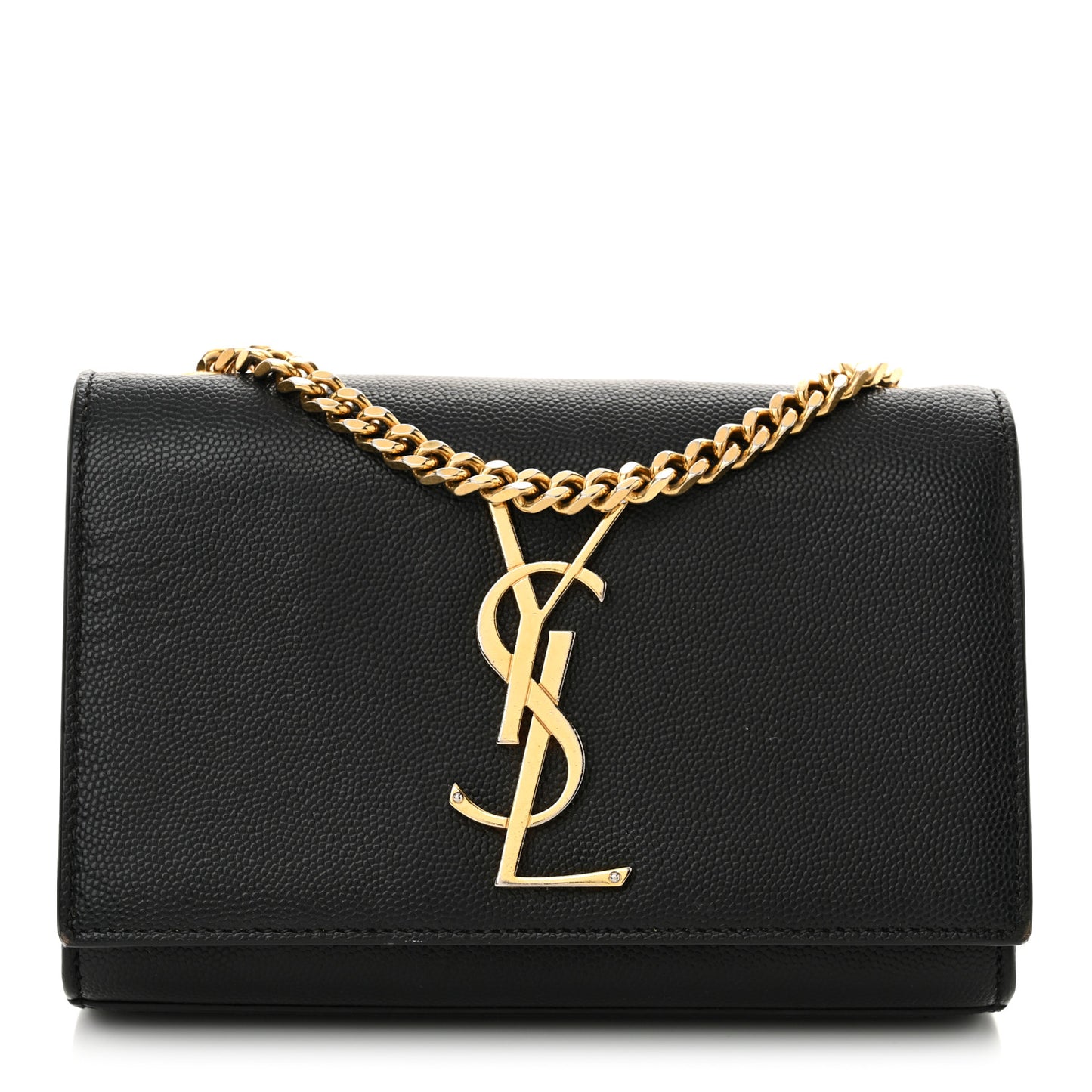 Grain De Poudre Small Monogram Kate Satchel Black