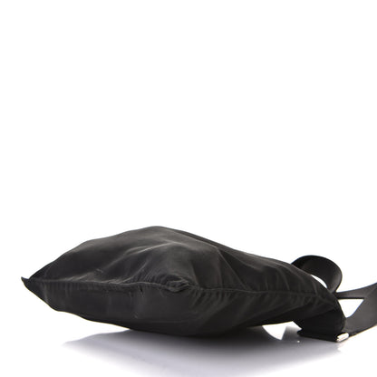 Prada Nylon Flat Messenger Bag Black 8 of 8