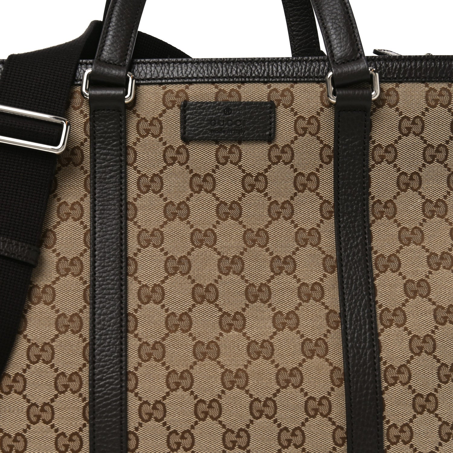 Gucci GG Monogram Large Joy Tote Bag Dark Brown 8 of 10