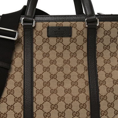 Gucci GG Monogram Large Joy Tote Bag Dark Brown 8 of 10