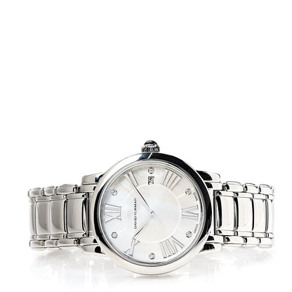 David Yurman Stainless Steel Diamond Mother of Pearl 38mm Classic Quartz Watch 2 of 6