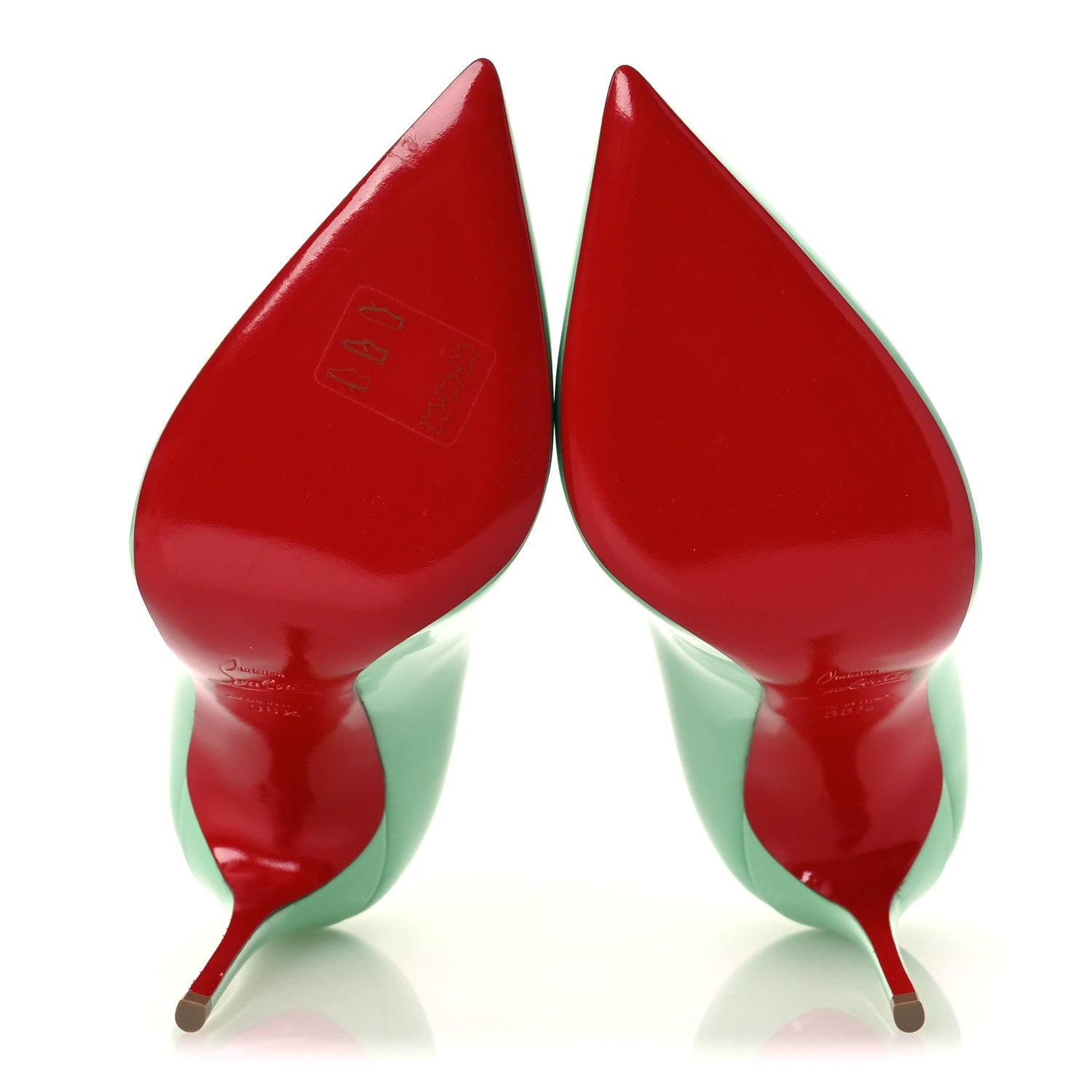 Christian Louboutin Patent Pigalle Follies 100 Pumps 36.5 Opal 7 of 11