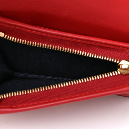 Gucci GG Supreme Monogram Blooms Card Case Wallet Beige Blue Navy Hibiscus Red 5 of 8