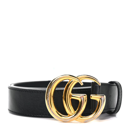 Gucci Plutone Calfskin Double G 30mm Belt 75 30 Black 1 of 4