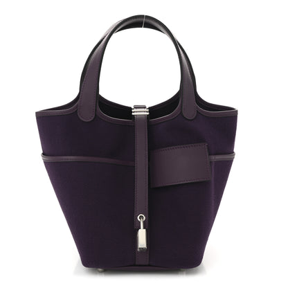 Hermes Toile Goeland Swift Cargo Picotin Lock 18 Raisin Cassis 1 of 11