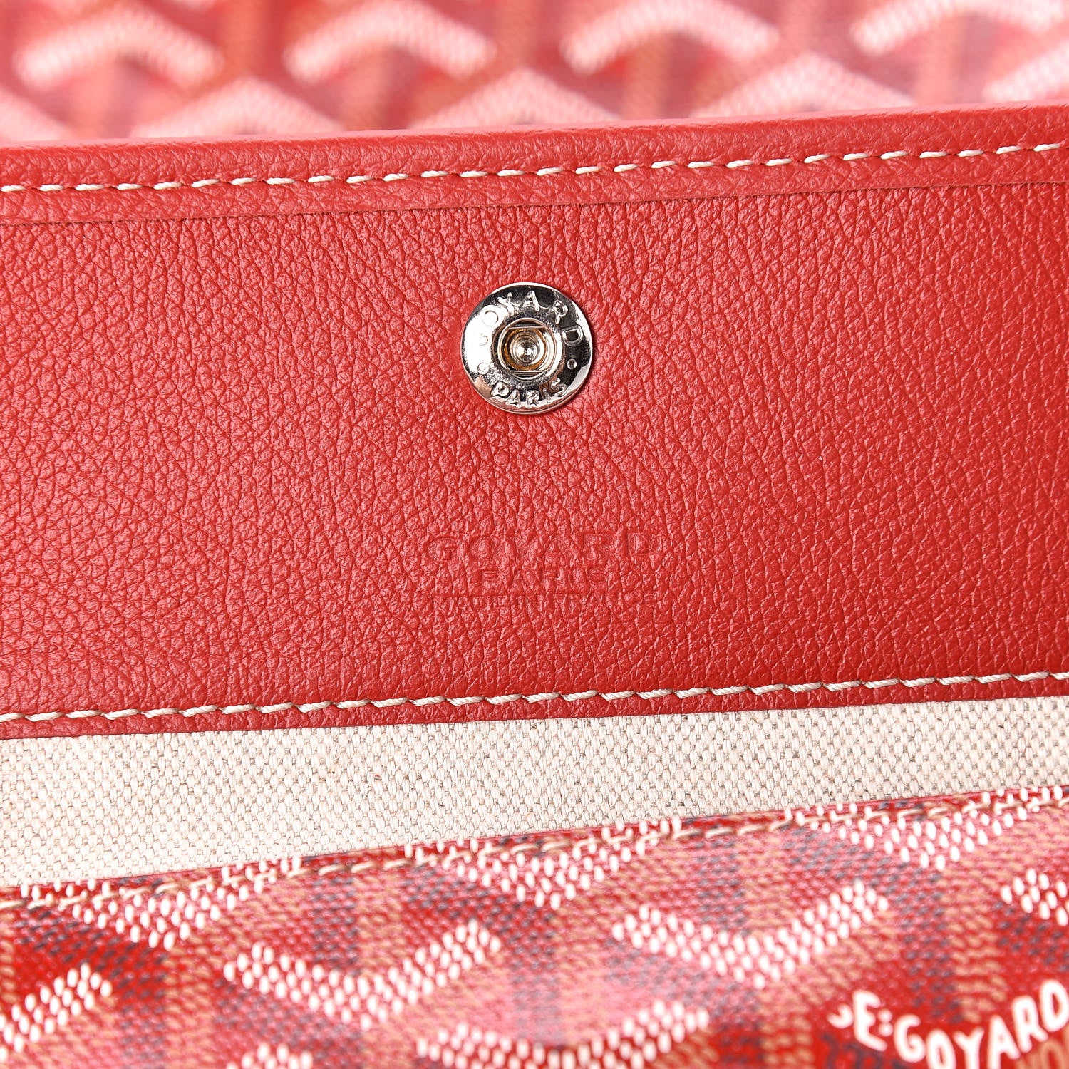 Goyard Goyardine Saint Louis PM Red 7 of 11