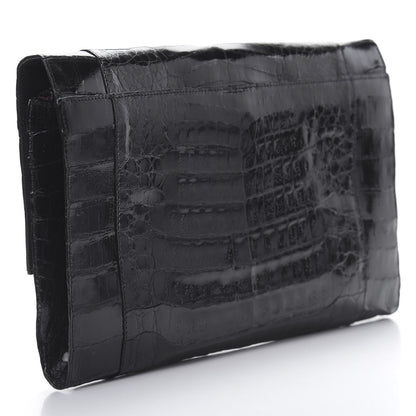 Nancy Gonzalez Crocodile Bar Clutch Black 3 of 8