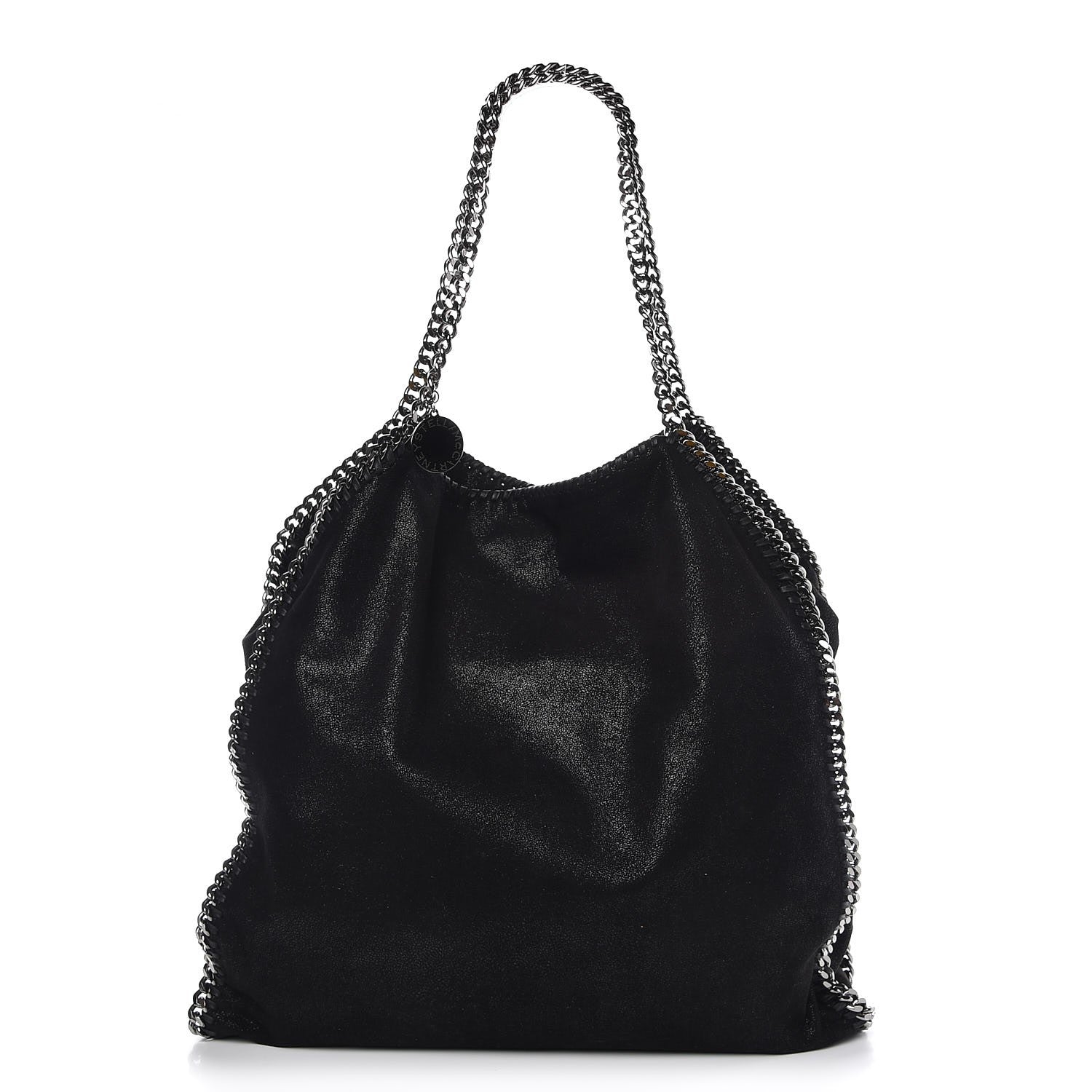 Stella McCartney Shaggy Deer Big Falabella Tote Black 1 of 11