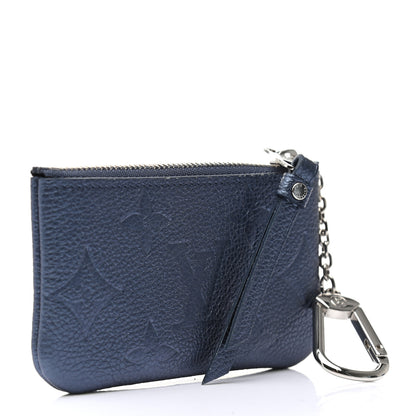 Louis Vuitton Metallic Empreinte Monogram Giant Key Pouch Navy Nacre 3 of 7