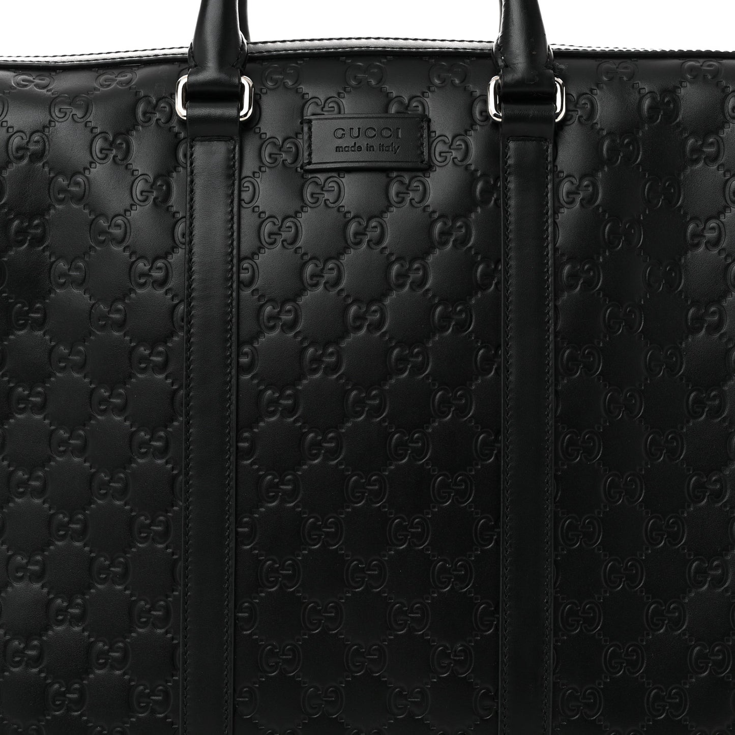 Guccissima Signature Eden Briefcase Black