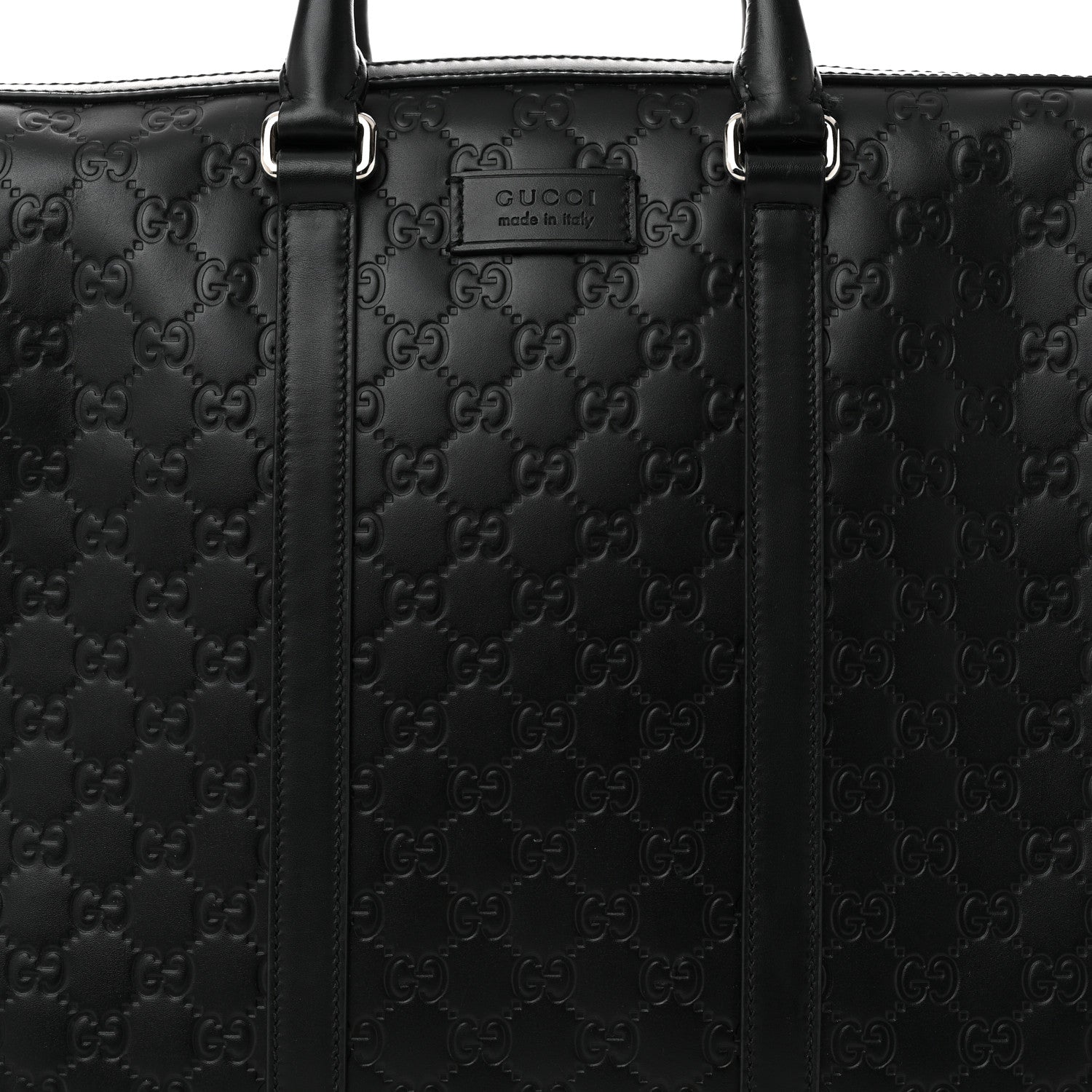 Gucci Guccissima Signature Eden Briefcase Black 8 of 11