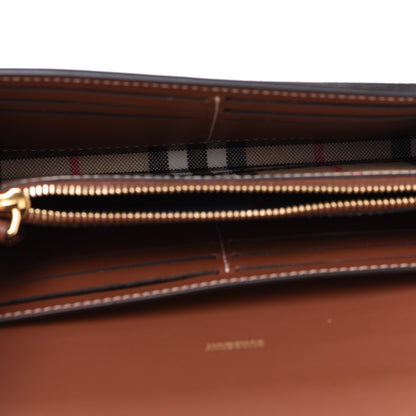 Burberry Vintage Check Grain Calfskin Halton Wallet Tan 5 of 9