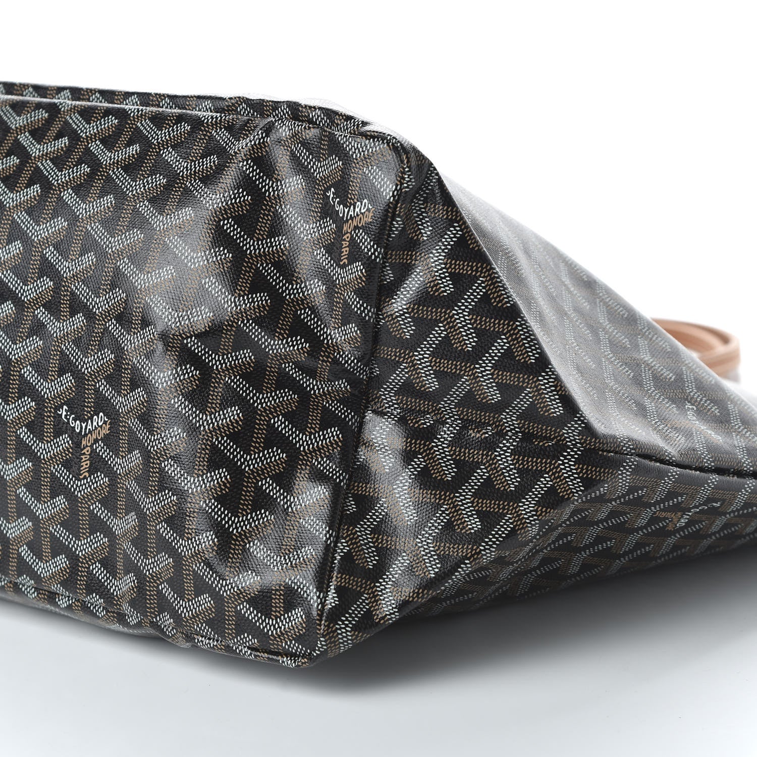 Goyard Goyardine Saint Louis GM Black Gold 7 of 8