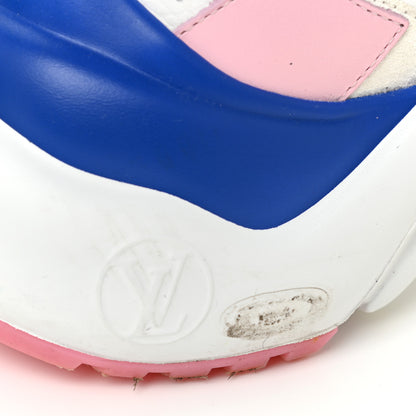 Louis Vuitton Calfskin Technical Nylon LV Archlight Sneakers 38 White Pink Blue 15 of 16