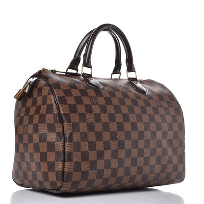 Louis Vuitton Damier Ebene Speedy 30 3 of 8