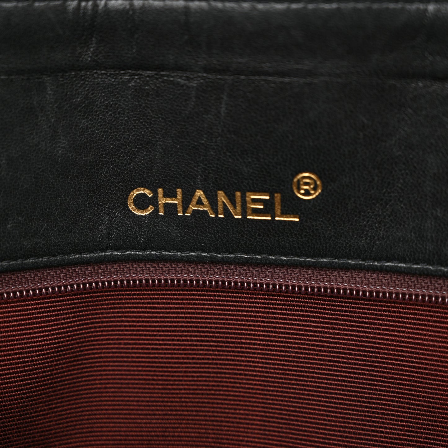 Lambskin Quilted Shoulder Bag Black