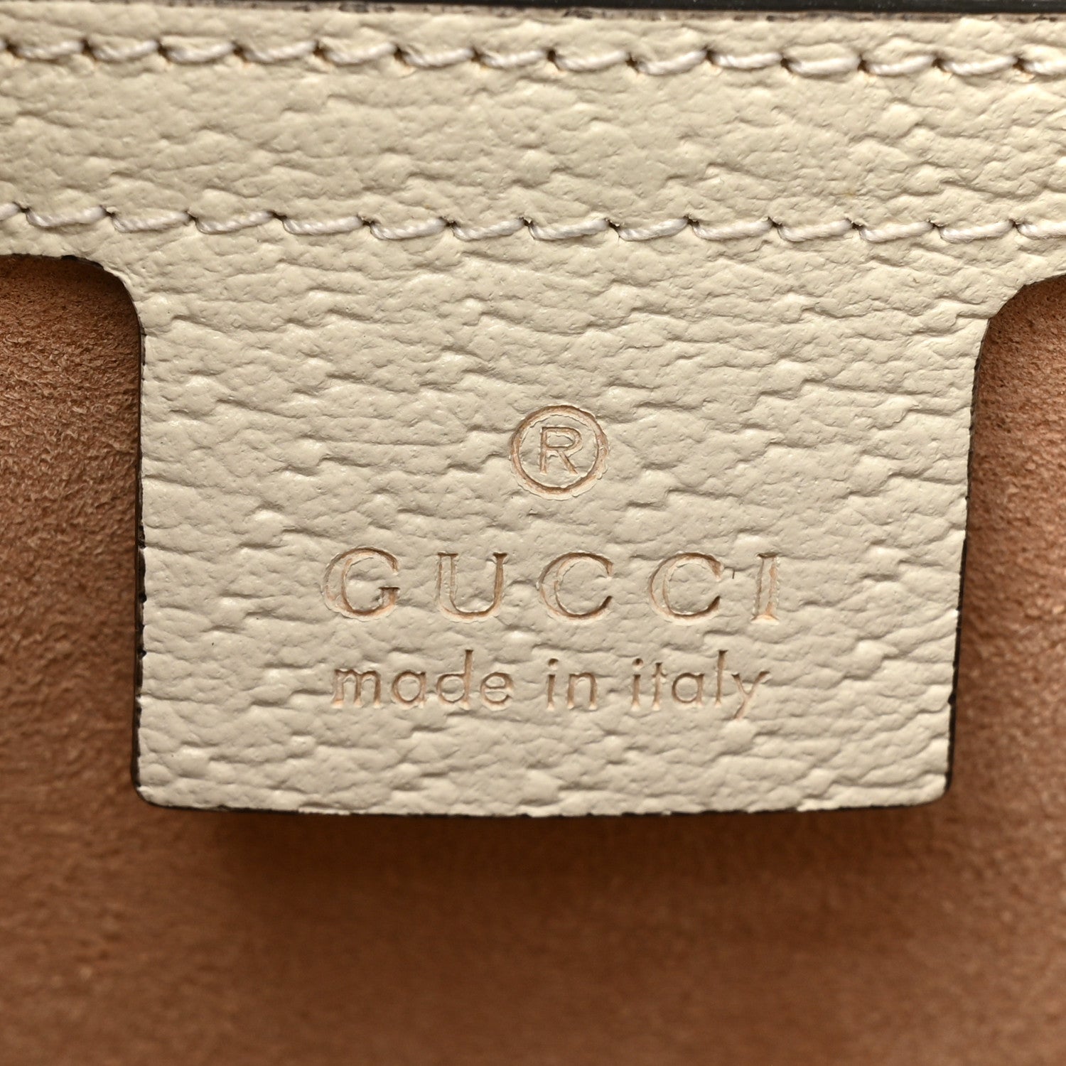 Gucci GG Supreme Monogram Textured Calfskin Les Pommes Small Retro Interlocking G Tote Bag Beige Multicolor Mystic White 7 of 10