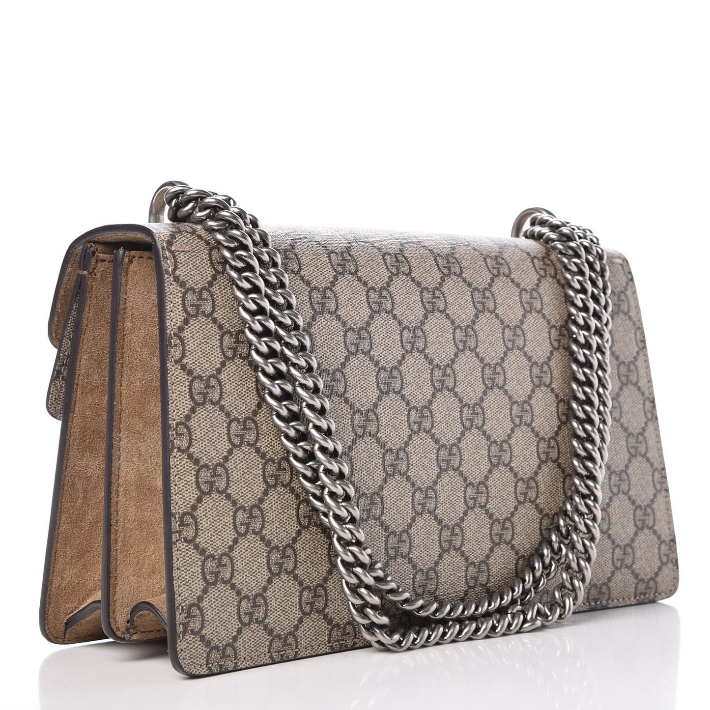 GG Supreme Monogram Small Dionysus Shoulder Bag Taupe