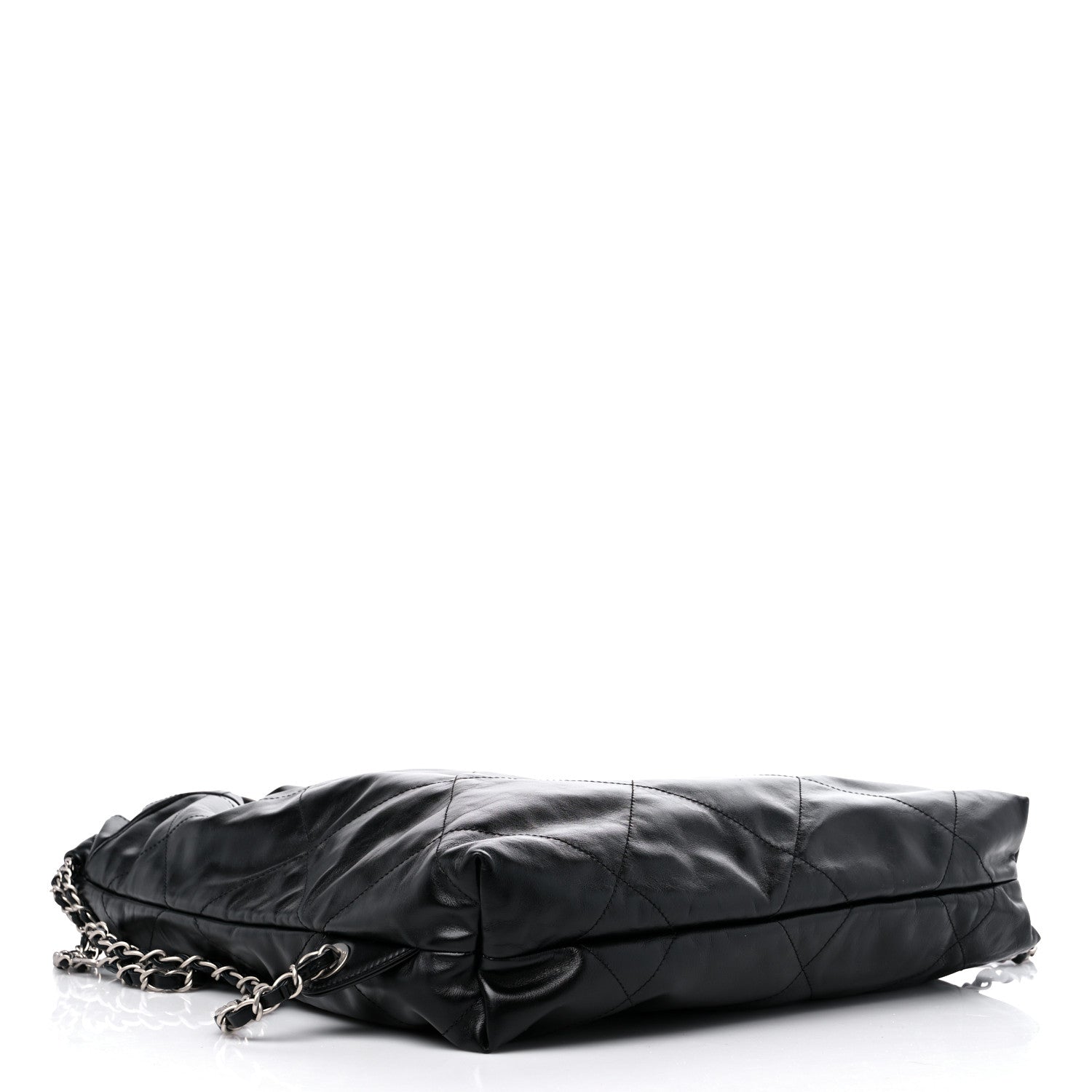 Chanel Shiny Calfskin Quilted Chanel 22 Backpack Black 4 of 10