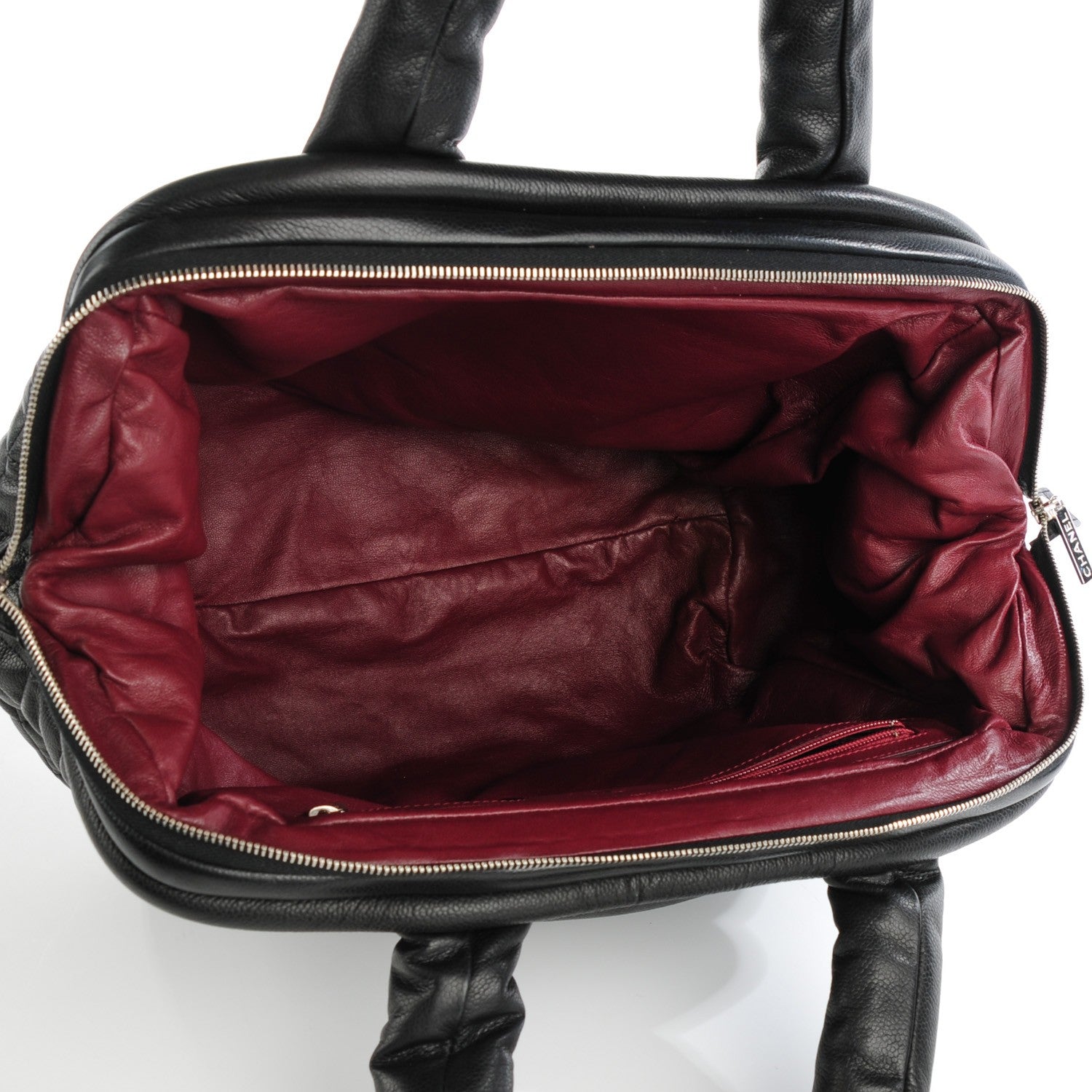 Chanel Caviar Coco Cocoon Bowler Black 5 of 7