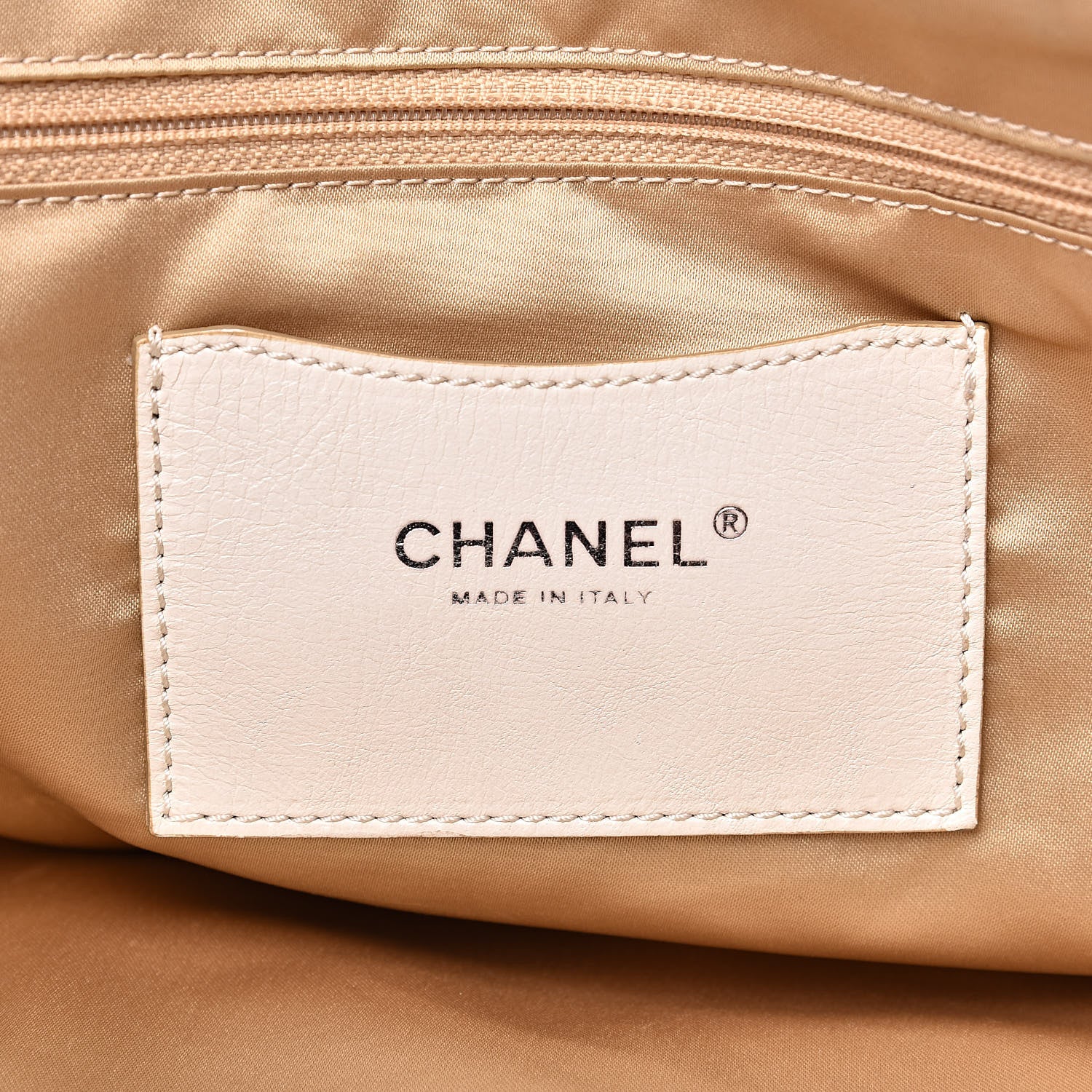 Chanel Glazed Calfskin Large On The Road Tote Light Beige 6 of 13