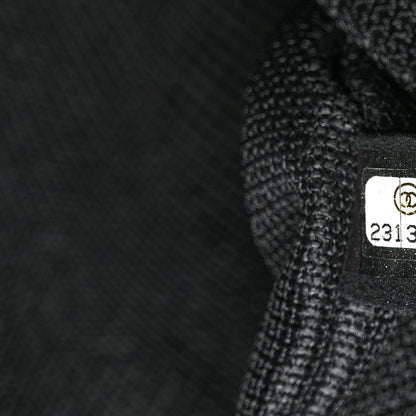 Chanel Calfskin Quilted XXL Travel Flap Bag Black 7 of 10