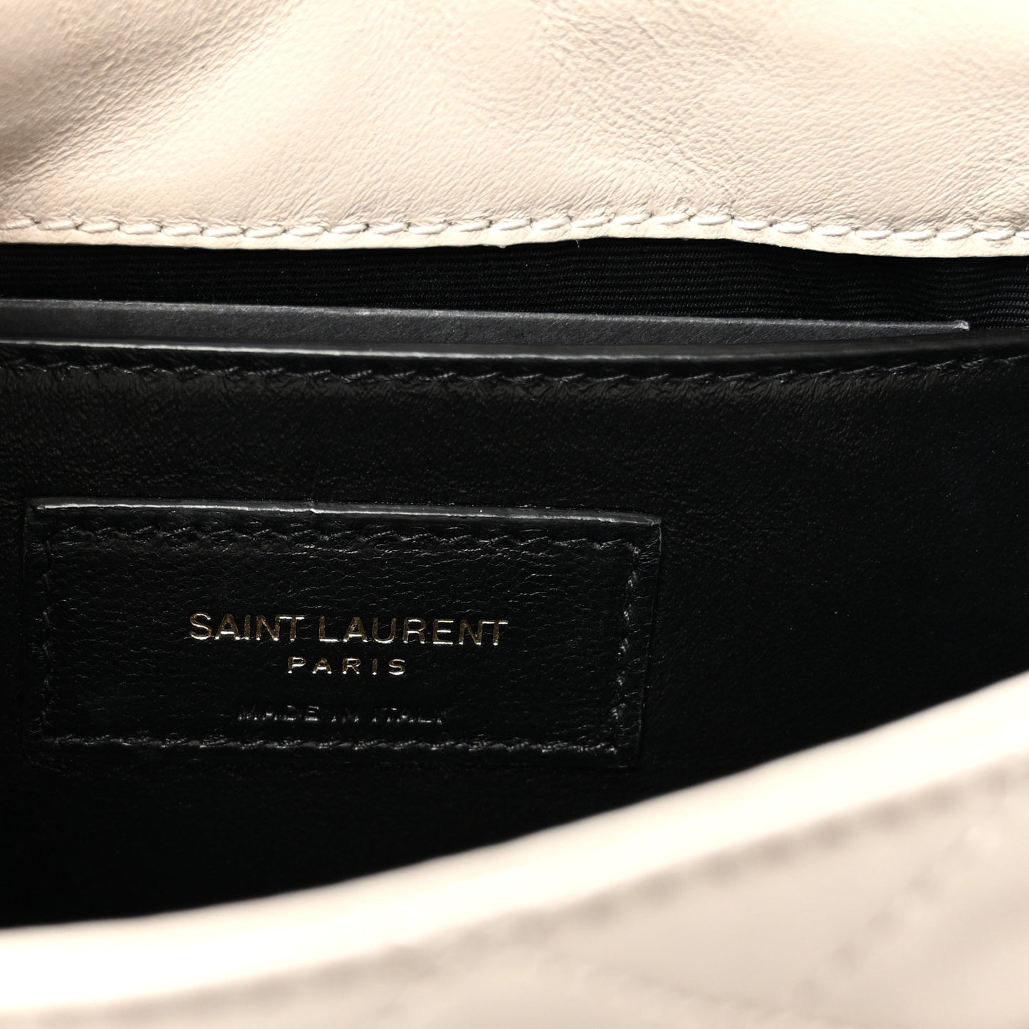Lambskin Quilted Monogram Mini Nolita Crema Soft
