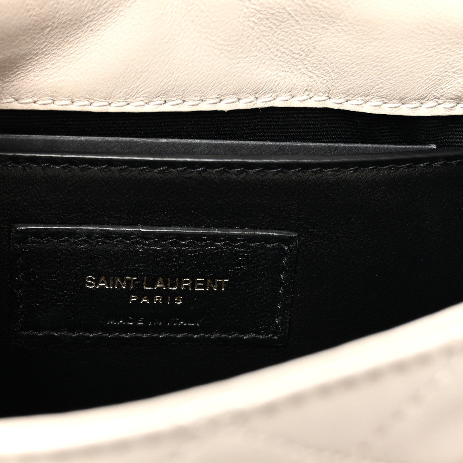 Saint Laurent Lambskin Quilted Monogram Mini Nolita Crema Soft 6 of 11