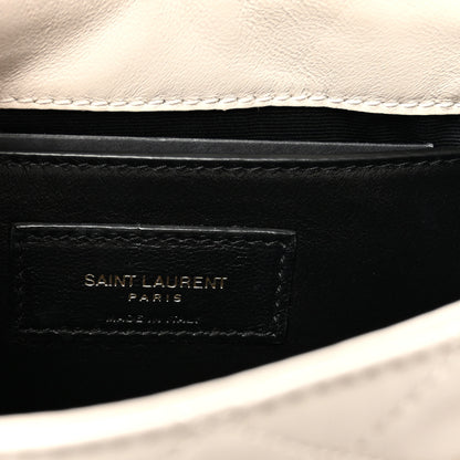 Saint Laurent Lambskin Quilted Monogram Mini Nolita Crema Soft 6 of 11