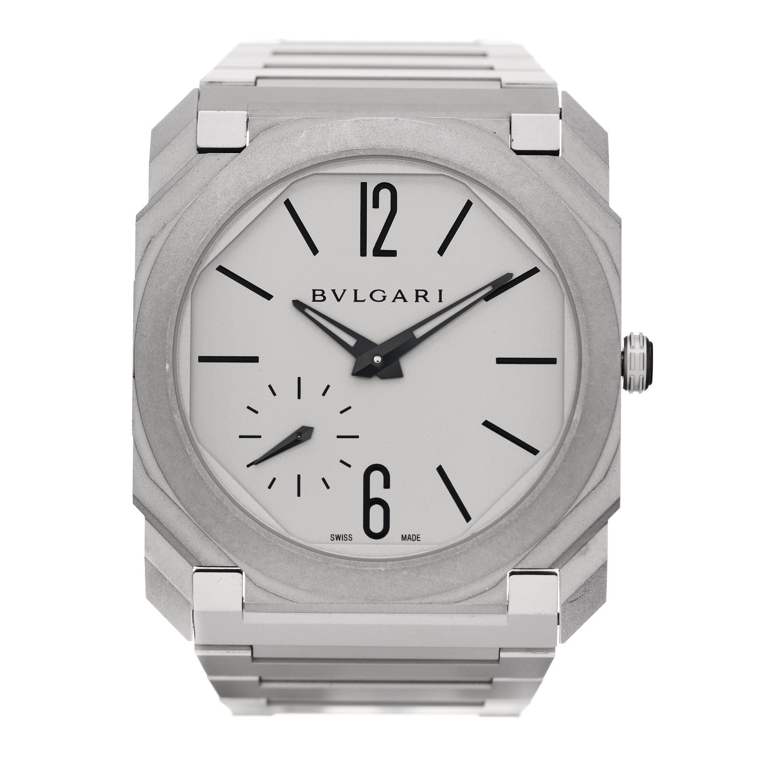 Bulgari Stainless Steel 40mm Octo Finissimo Automatic Watch 1 of 5