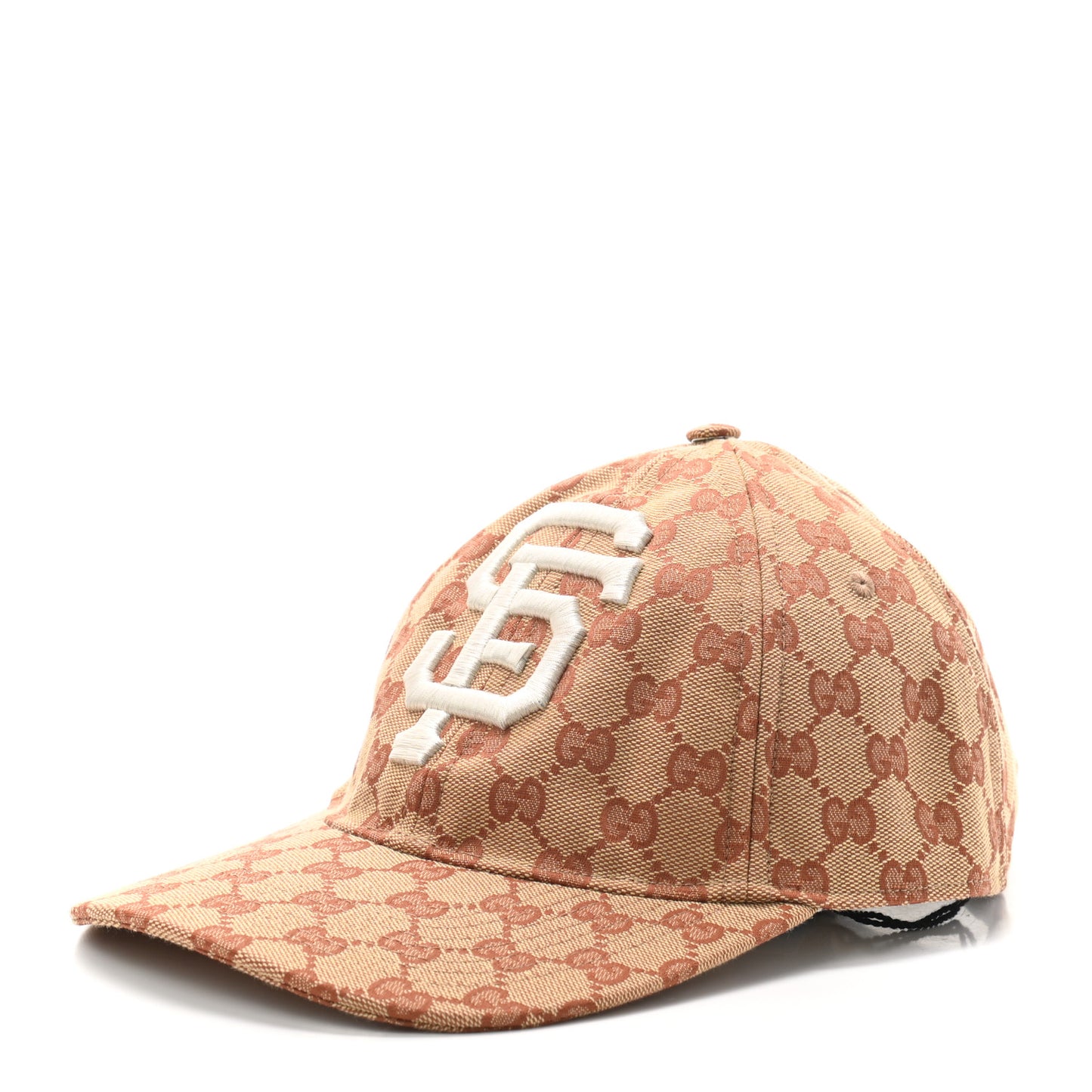 X MLB Monogram SF Giants Baseball Hat 57-61 Beige Ruggine