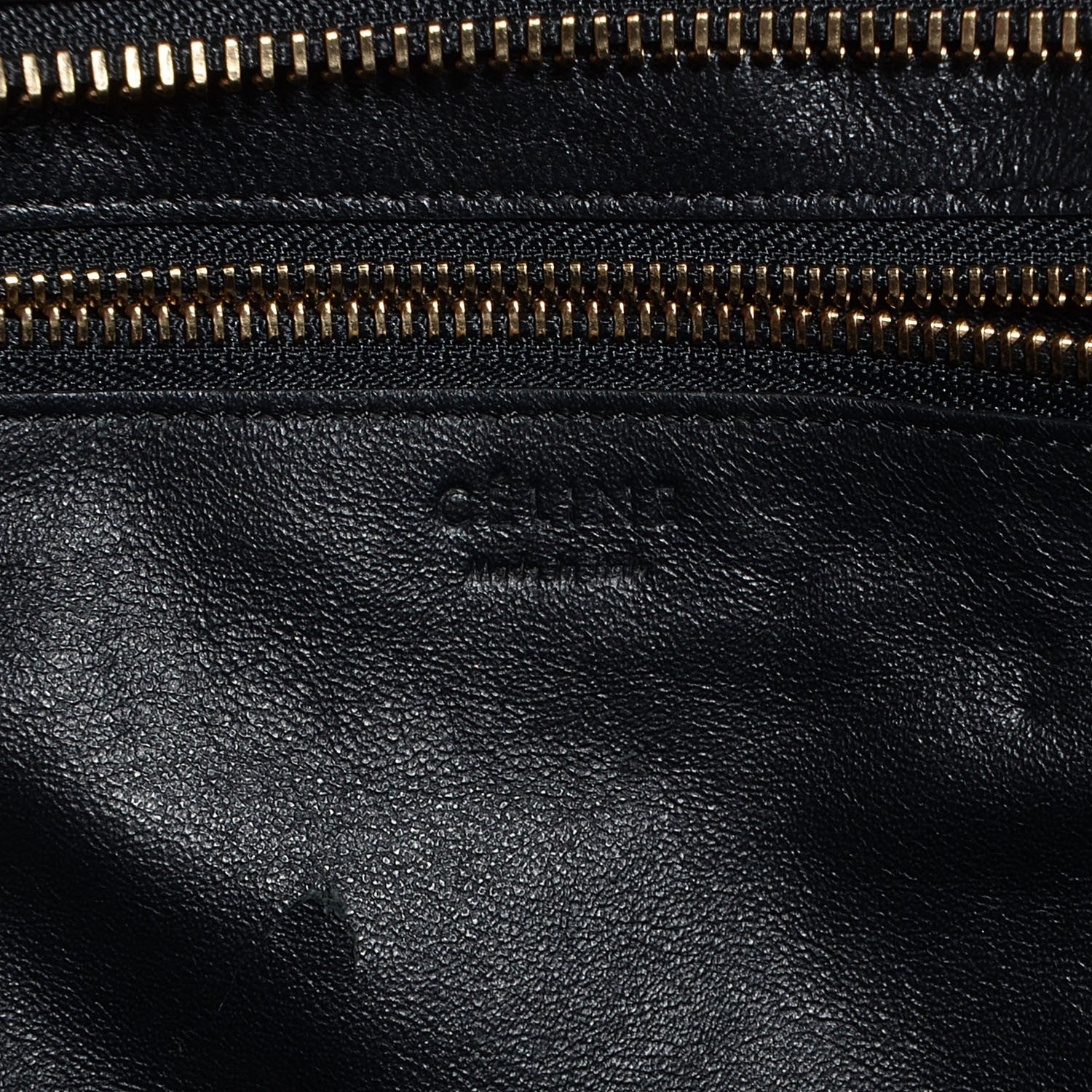 Celine Smooth Calfskin Mini Luggage Black 6 of 9