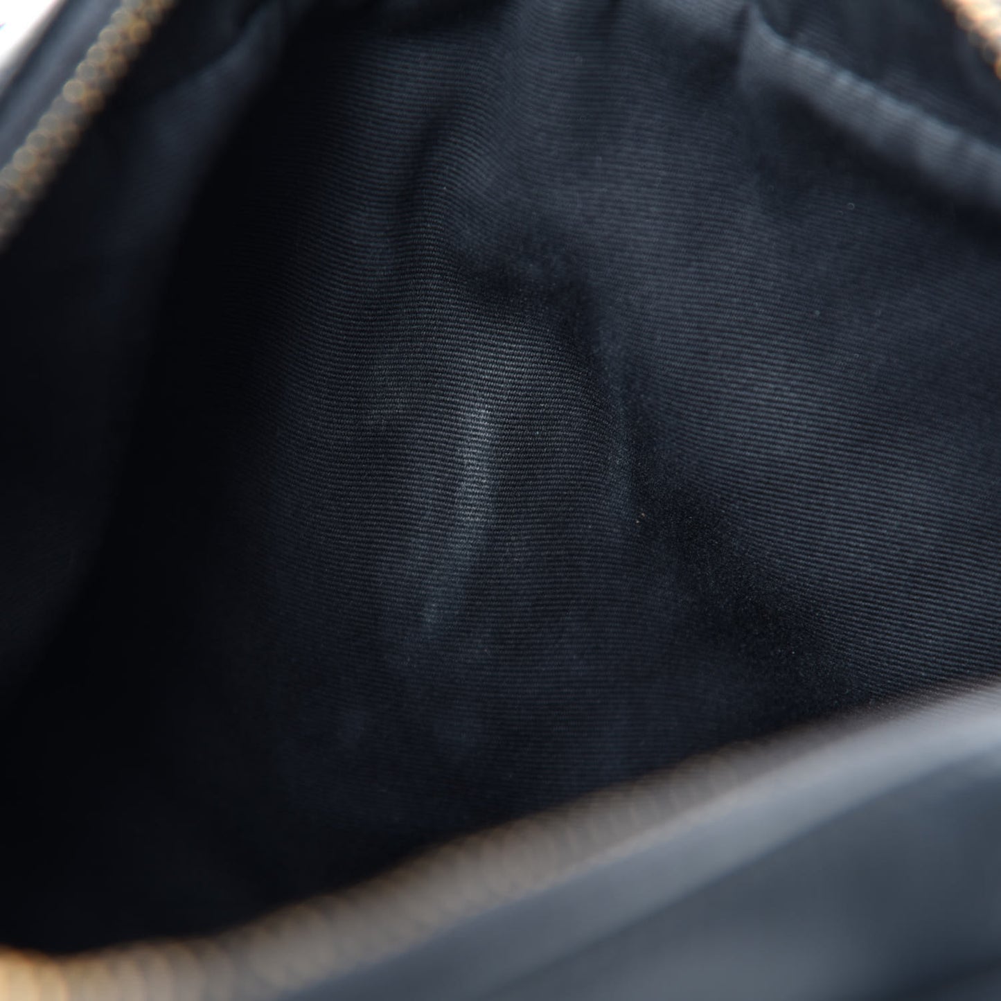 Calfskin Matelasse Monogram Lou Camera Bag Black