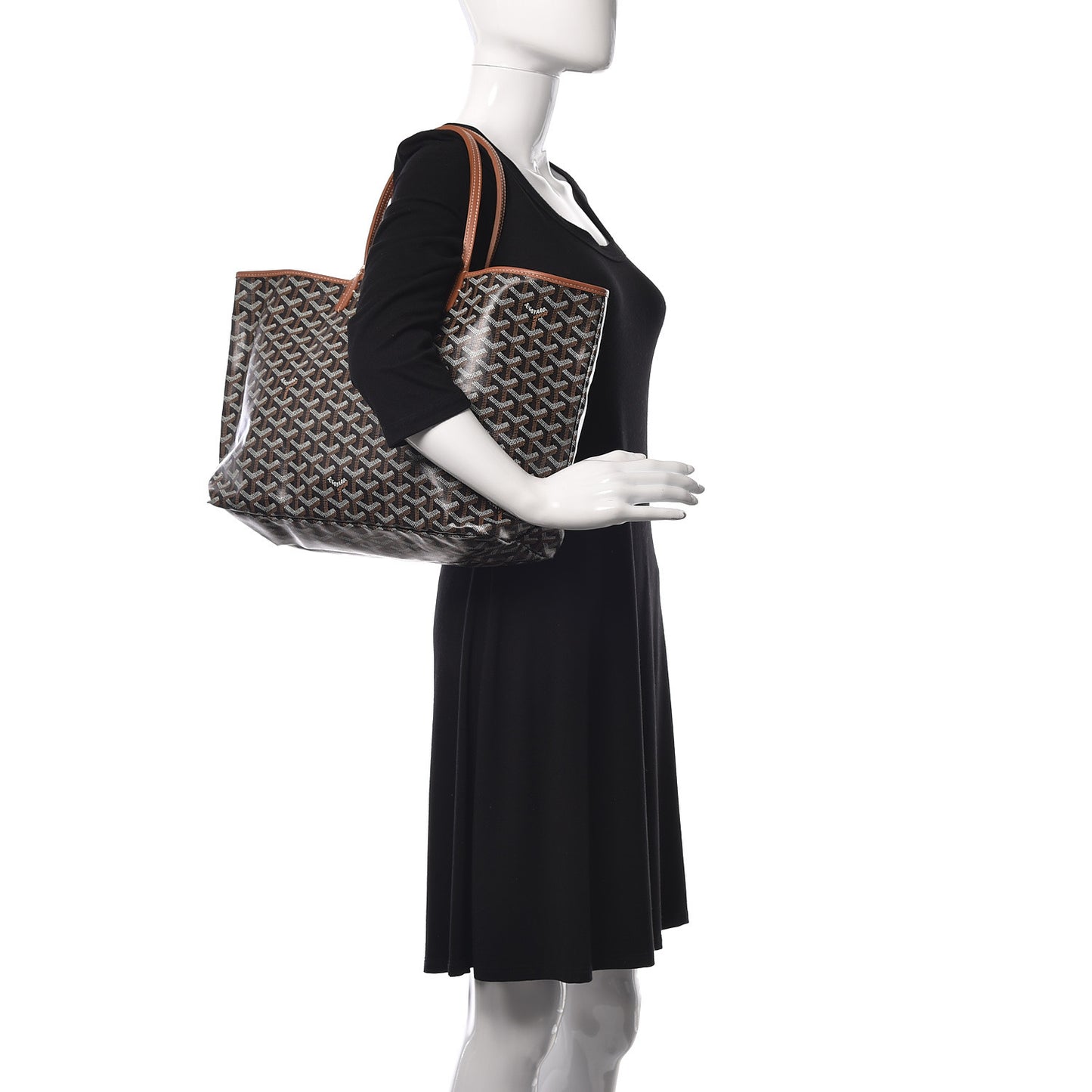 Goyardine Saint Louis PM Black Gold