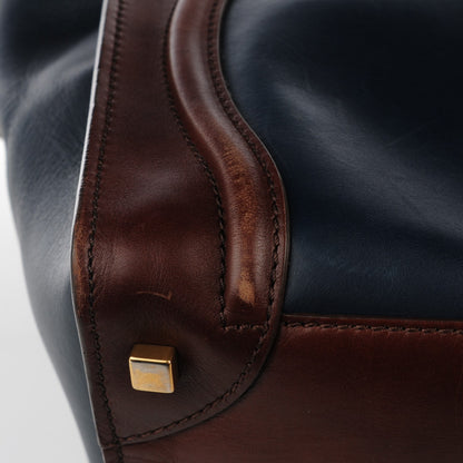 Celine Smooth Calfskin Mini Tri-Color Luggage Navy 10 of 10