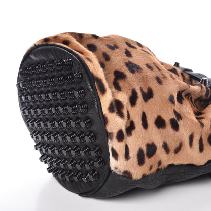 Alexander Wang Pebbled Lambskin Pony Hair Leopard Diego Bucket Bag Black Hardware 21 of 23