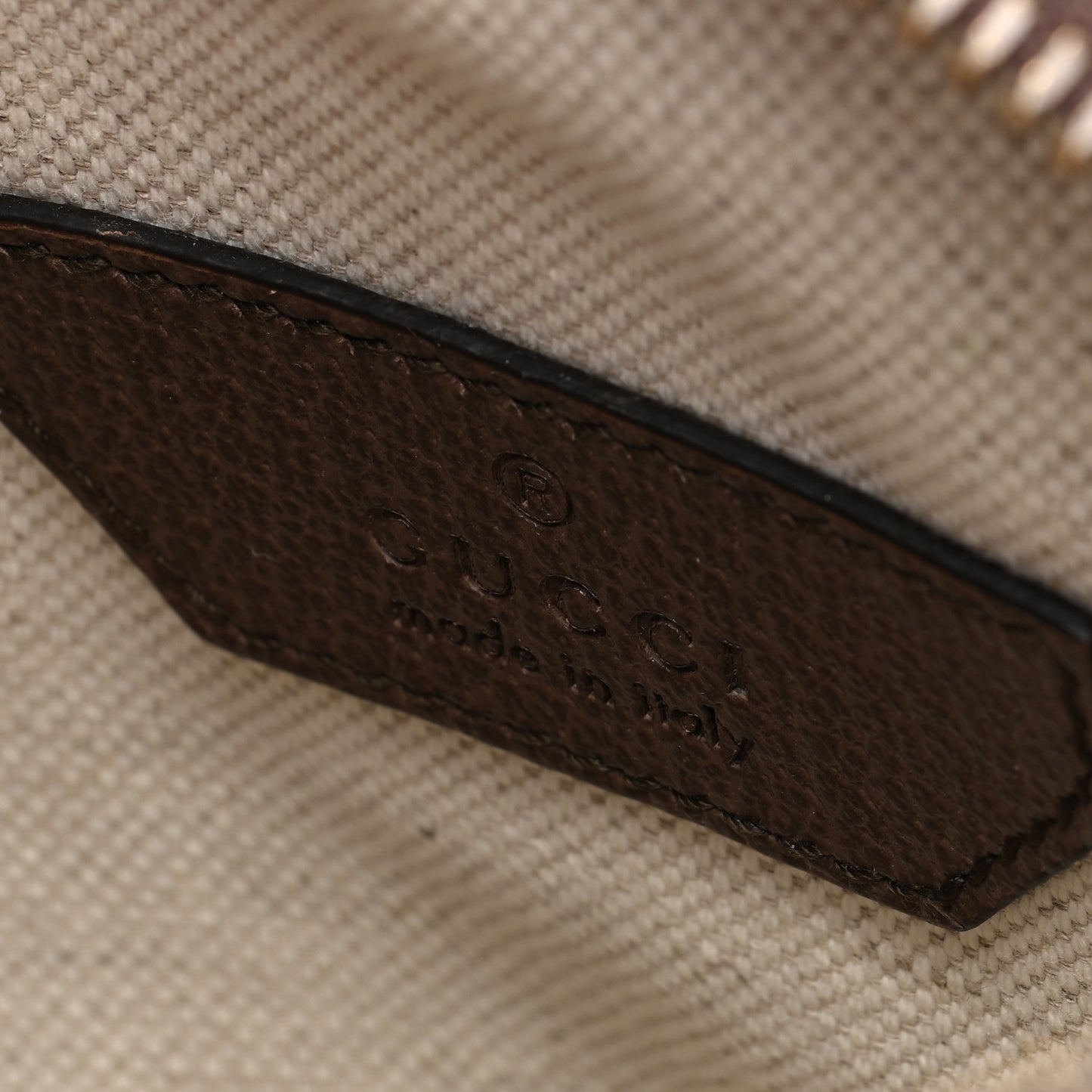 GG Supreme Monogram Web Mini Ophidia Double Zip Messenger Bag Beige New Acero