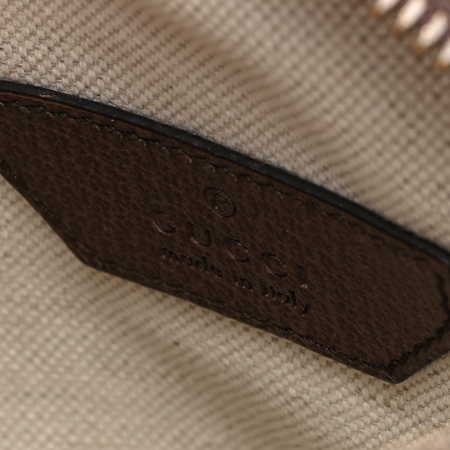 Gucci GG Supreme Monogram Web Mini Ophidia Double Zip Messenger Bag Beige New Acero 6 of 11
