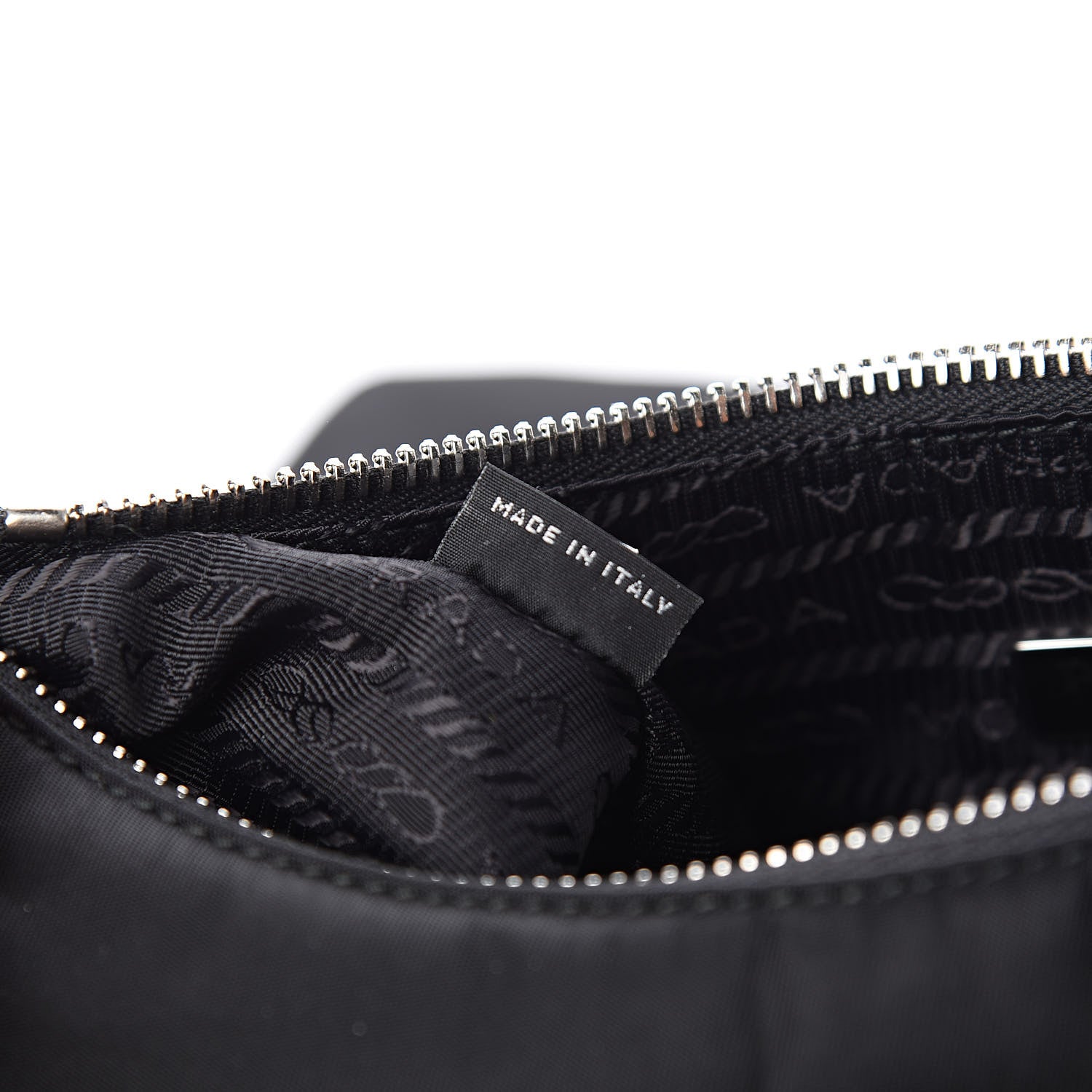 Prada Nylon Re-Edition 2005 Shoulder Bag Black 7 of 12
