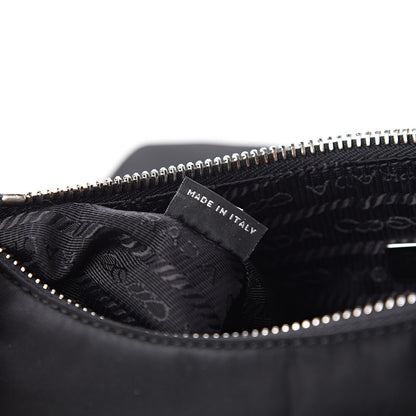 Prada Nylon Re-Edition 2005 Shoulder Bag Black 7 of 12