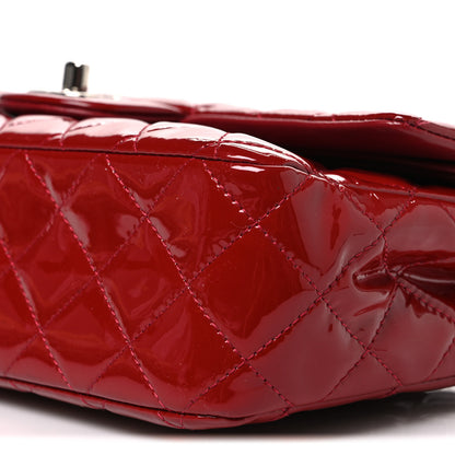 Chanel Patent Calfskin Quilted Medium Double Flap Red 9 of 9