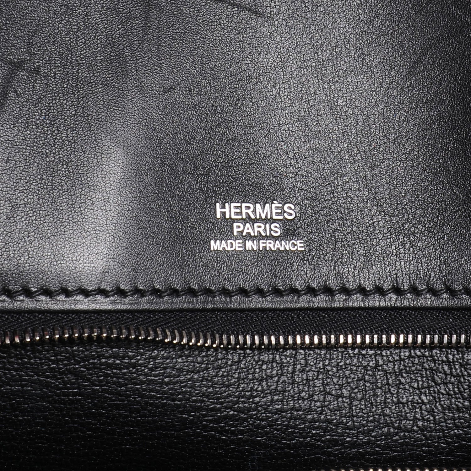 Hermes Evercalf Denim Birkin Shadow 40 Noir Bleu Marine 7 of 8