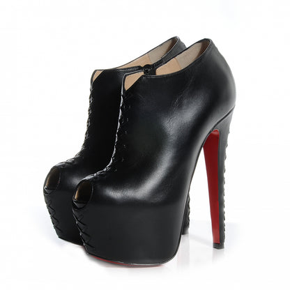 Christian Louboutin Kid Recouzetta 160 Booties 35.5 Black 3 of 6