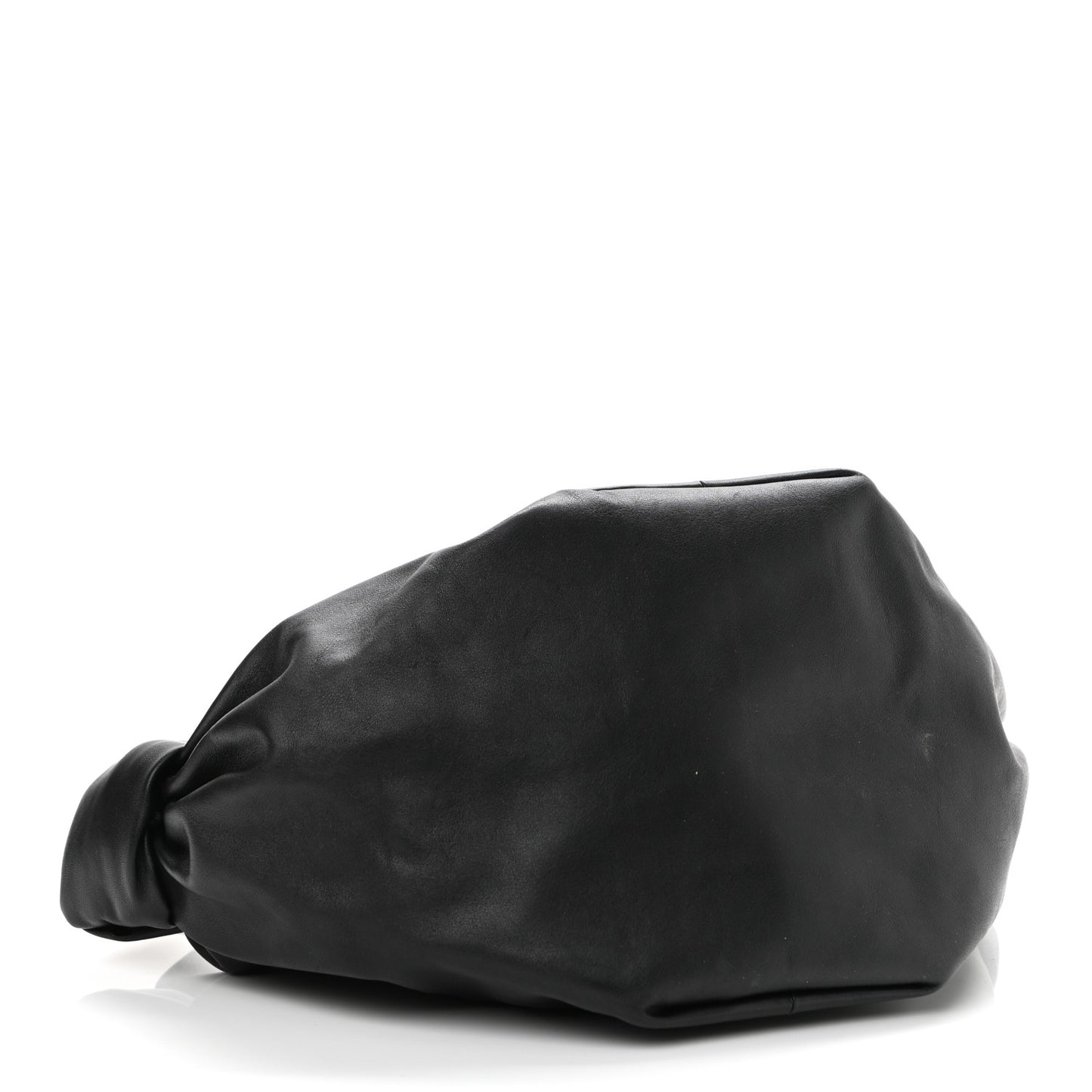 Calfskin Mini Double Knot Bag Black