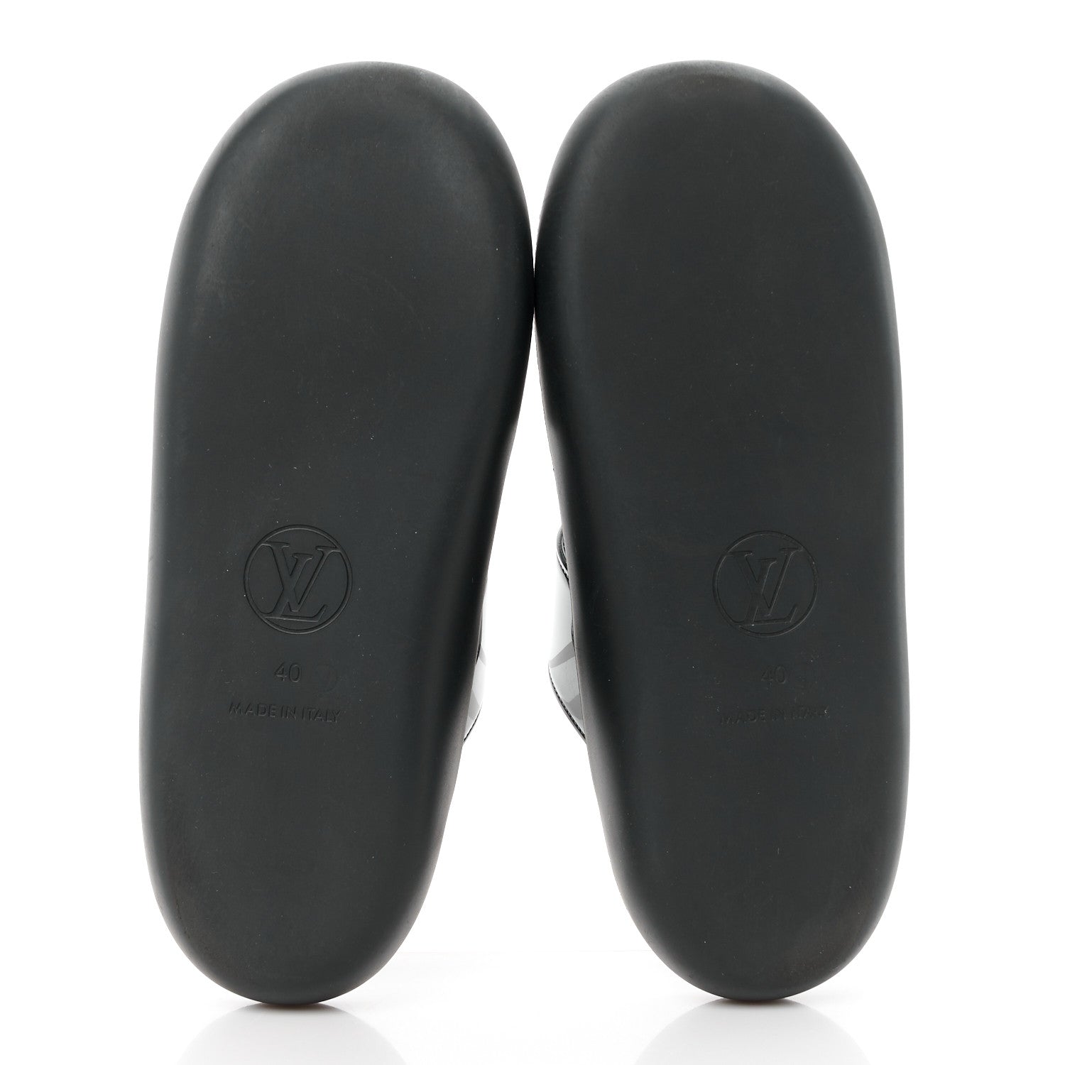 Louis Vuitton Monogram Sunbath Flat Mule Sandals 40 Black 5 of 9