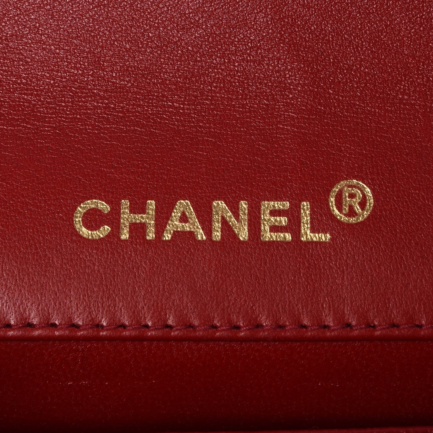 Lambskin Quilted Shoulder Flap Bag Red